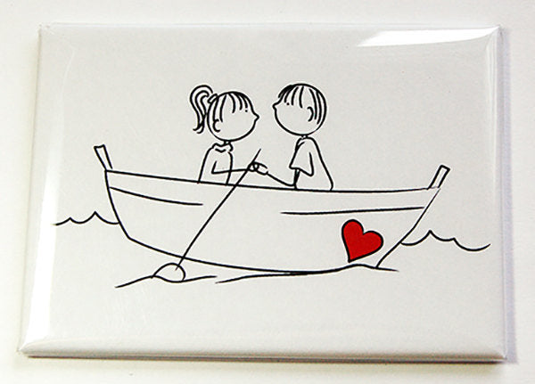 Couple in Love Rectangle Magnet - Kelly's Handmade