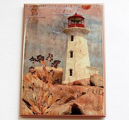 Lighthouse Rectangle Magnet - Kelly's Handmade