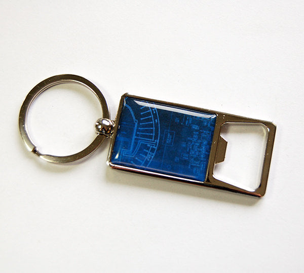 Circuit Board Keychain Bottle Opener - Kelly's Handmade