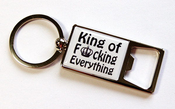 King Of Everything Bottle Opener Keychain - Kelly's Handmade