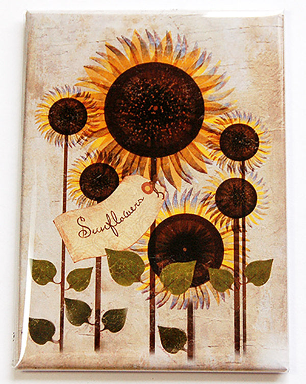 Sunflower Magnet - Kelly's Handmade