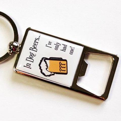 Dog Beers Keychain Bottle Opener - Kelly's Handmade