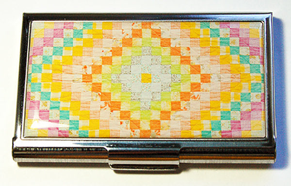 Patchwork Sewing Needle Case in Yellow - Kelly's Handmade