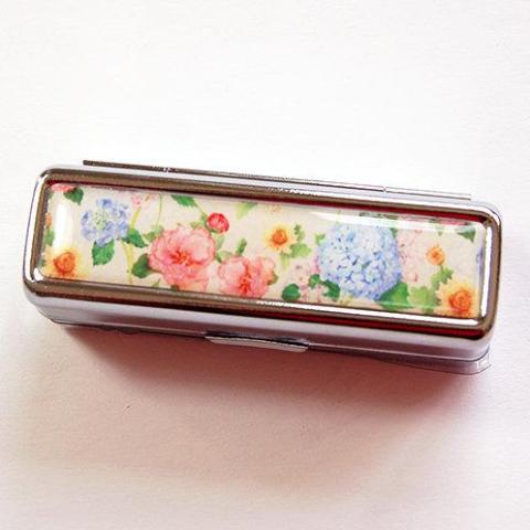 Floral Lipstick Case in Pastel Colors - Kelly's Handmade