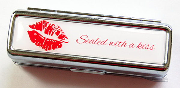 Sealed With A Kiss Lipstick Case - Kelly's Handmade