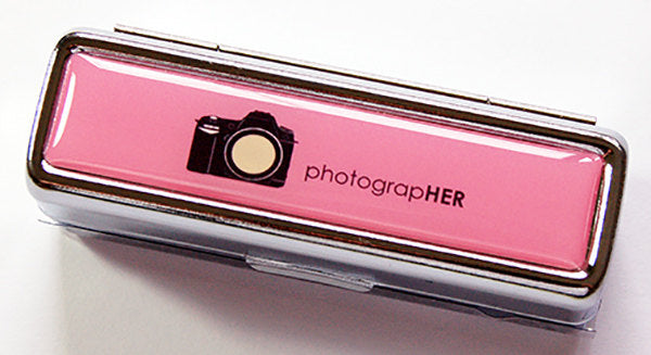 PhotograpHER Lipstick Case in Pink - Kelly's Handmade