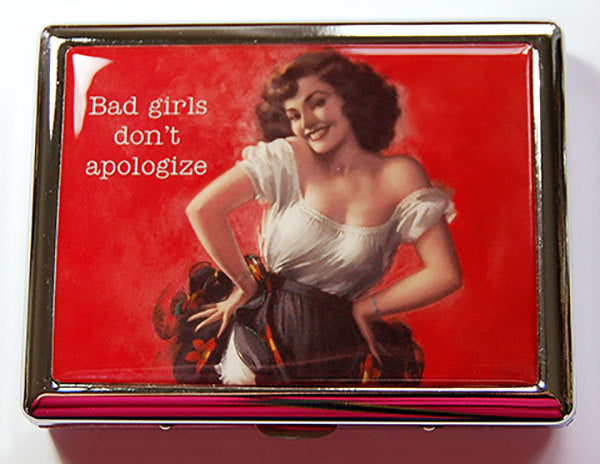 Bad Girls Funny Compact Cigarette Case - Kelly's Handmade