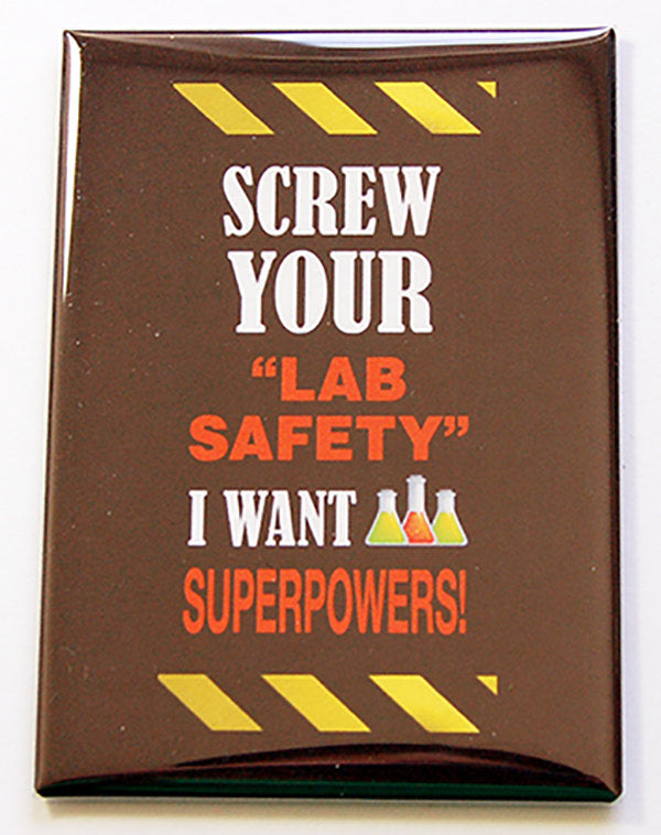 Screw Your Lab Safety Rectangle Magnet - Kelly's Handmade