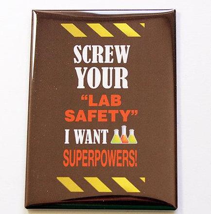 Screw Your Lab Safety Rectangle Magnet - Kelly's Handmade