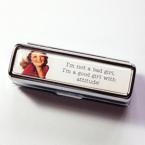 I'm A Good Girl With Attitude Lipstick Case - Kelly's Handmade