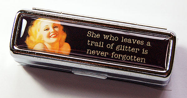 Trail of Glitter Lipstick Case - Kelly's Handmade