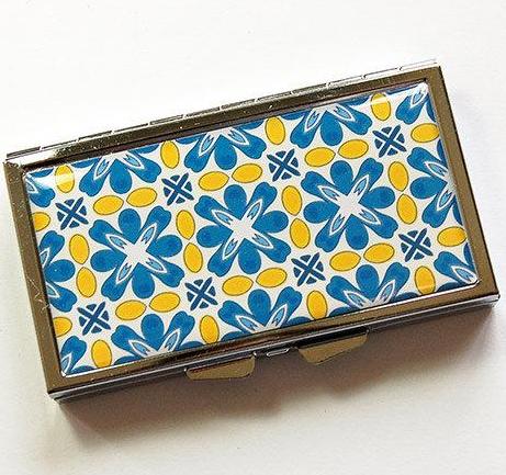 Tile Mosaic Design 7 Day Pill Case - Kelly's Handmade