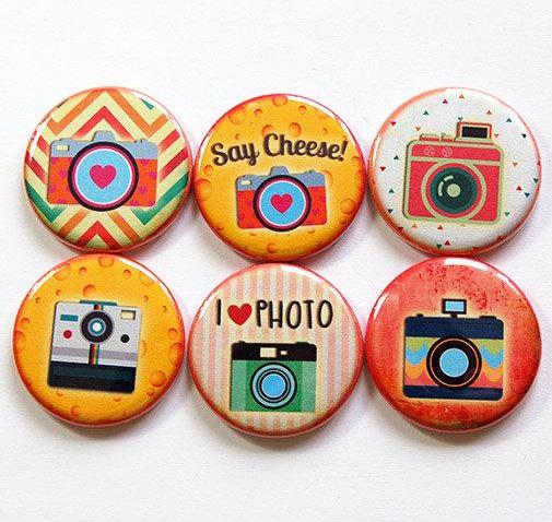Photography Set of Six Magnets #2 - Kelly's Handmade