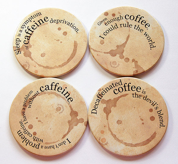 Coffee Rings Coasters - Kelly's Handmade