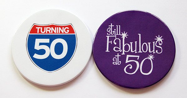 50th Birthday Coasters Set 1 - Kelly's Handmade