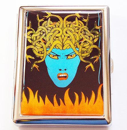 Medusa Slim Cigarette Case - Kelly's Handmade