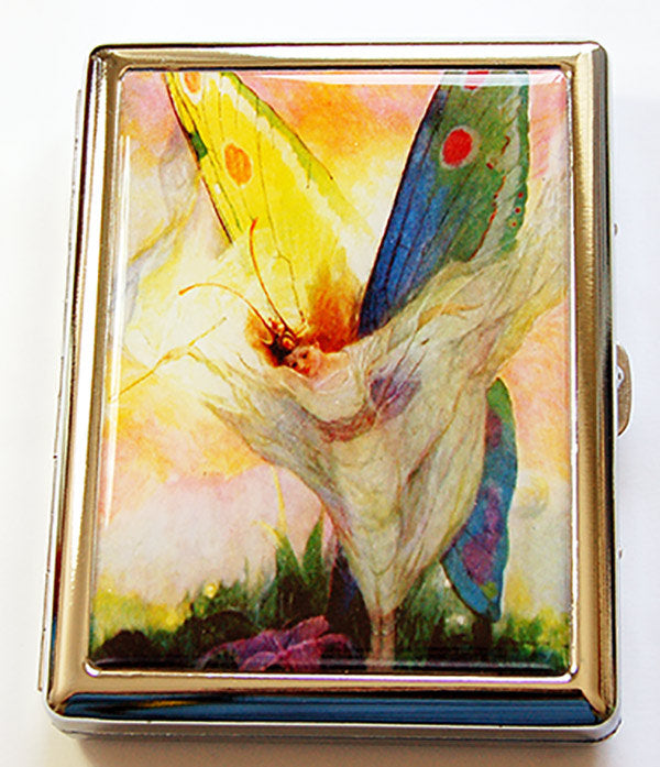 Fairy Compact Cigarette Case in Yellow - Kelly's Handmade