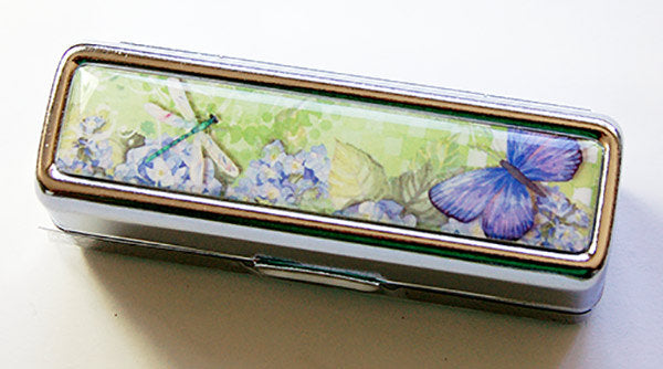 Dragonfly & Butterfly Lipstick Case - Kelly's Handmade