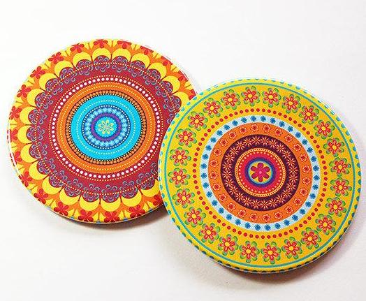 Mandala Coasters Set 4 - Kelly's Handmade