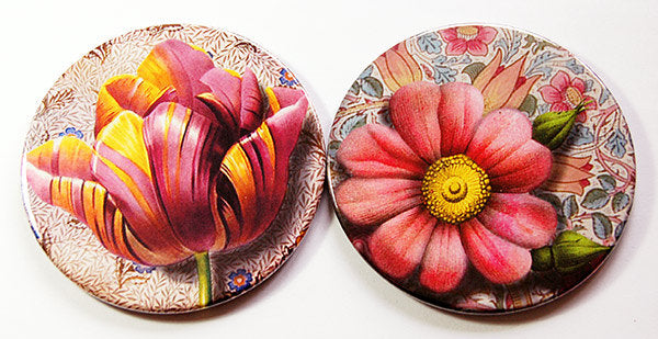 Floral Coasters Set 4 - Kelly's Handmade