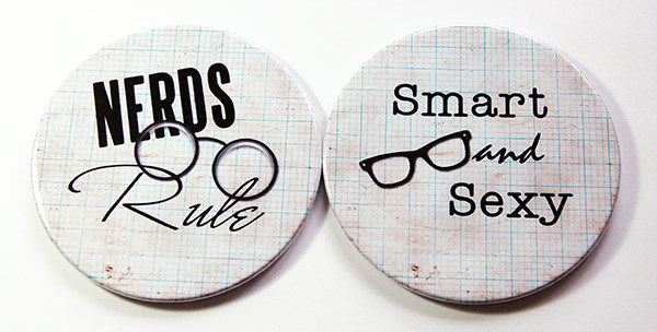Nerds Rule Smart & Sexy Coasters - Kelly's Handmade
