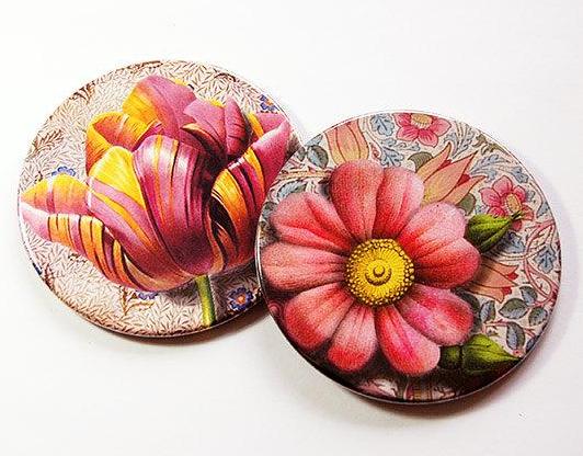 Floral Coasters Set 4 - Kelly's Handmade