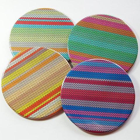 Knitting Coasters - Kelly's Handmade