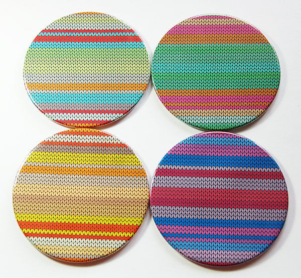 Knitting Coasters - Kelly's Handmade