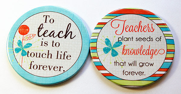 Teacher Appreciation Coasters Set 1 - Kelly's Handmade