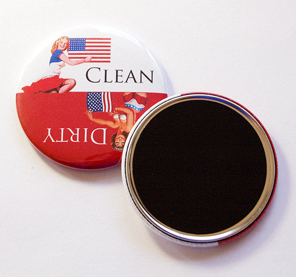 American Flag Clean/Dirty Magnet - Kelly's Handmade