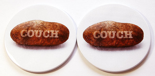 Couch Potatoes Coasters - Kelly's Handmade
