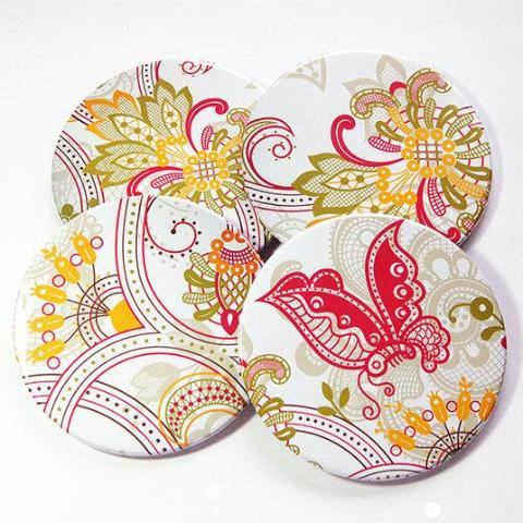 Paisley Coasters - Kelly's Handmade