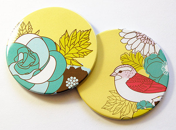Flowers & Birds Coasters Set 3 - Kelly's Handmade