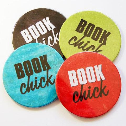 Book Chick Coasters - Kelly's Handmade