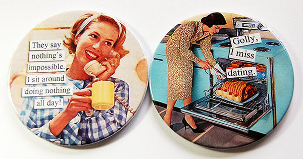 Sassy Women Coasters Set 7 - Kelly's Handmade