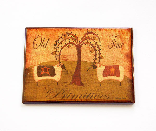 Old Time Primitives Rectangle Magnet - Kelly's Handmade