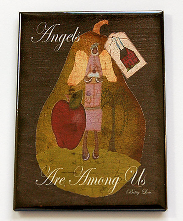 Angels Are Among Us Rectangle Magnet - Kelly's Handmade