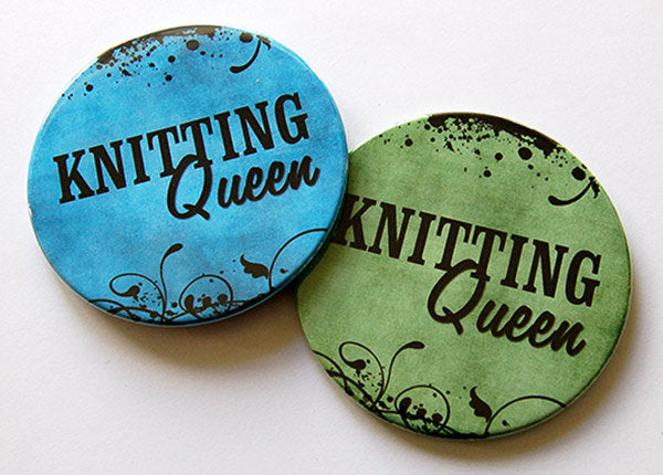 Knitting Queen Coasters - Kelly's Handmade