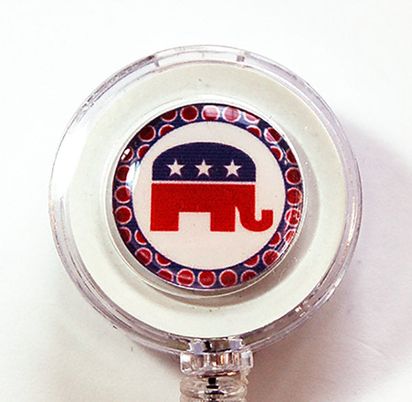 Republican ID Badge Reel - Kelly's Handmade