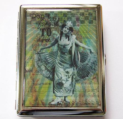 Don't Forget To Dance Compact Cigarette Case - Kelly's Handmade