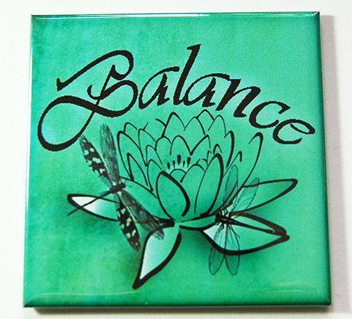 Balance Lotus Flower Magnet - Kelly's Handmade