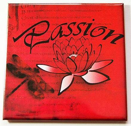 Passion Magnet in Red - Kelly's Handmade