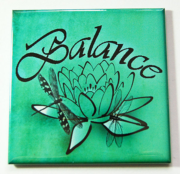 Balance Lotus Flower Magnet - Kelly's Handmade