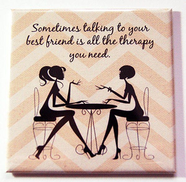 Talking to Your Best Friend Magnet - Kelly's Handmade