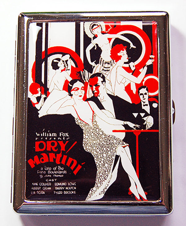 Dry Martini Slim Cigarette Case - Kelly's Handmade