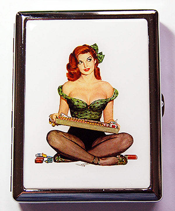 Retro Cigarette Case Compact Cigarette Case - Kelly's Handmade