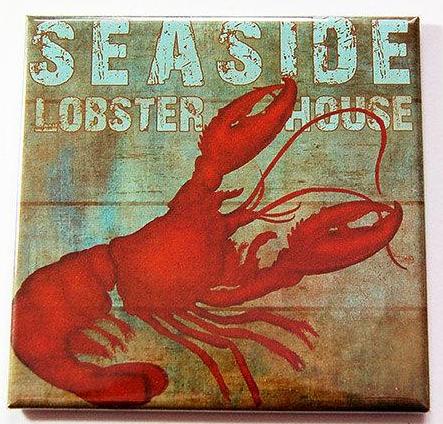 Lobster Seaside Magnet - Kelly's Handmade