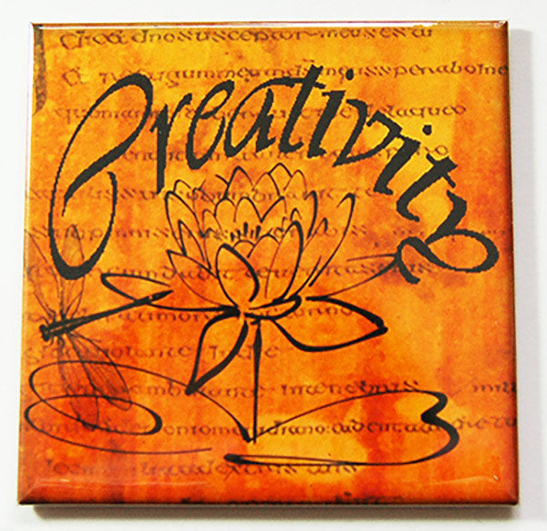 Creativity Lotus Flower Magnet - Kelly's Handmade