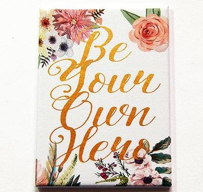 Be Your Own Hero Rectangle Magnet - Kelly's Handmade