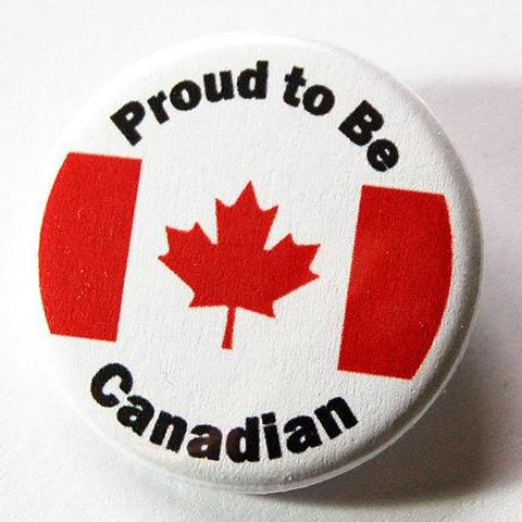 Proud to be Canadian Pin - Kelly's Handmade